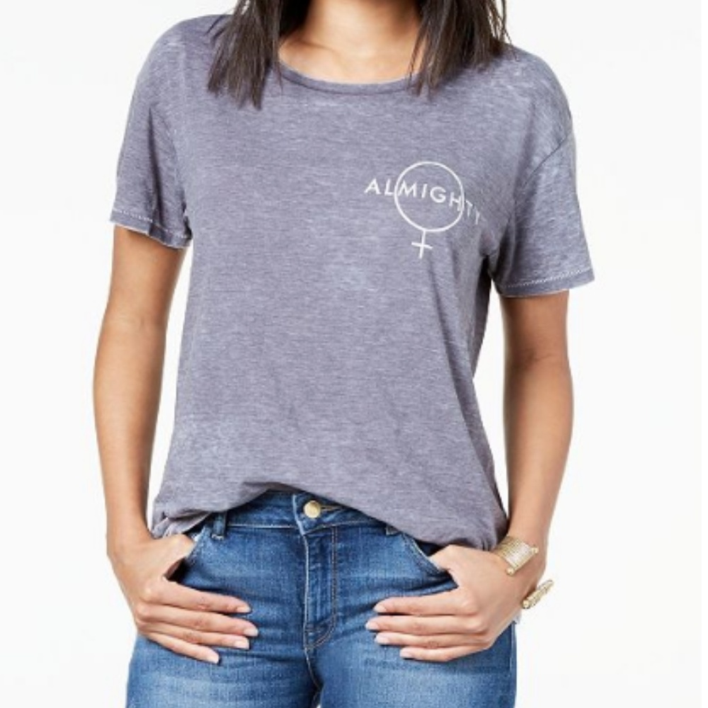 Junk Food Clothing Gray Almighty Tee